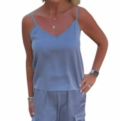 Bobi Satin Cami In Blue