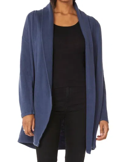 Bobi Shawl Collar Cardigan In Seaside
