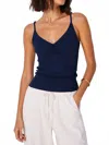 Bobi Shirred Front Cami In Galaxy In Multi