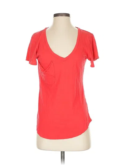 Pre-owned Bobi Short Sleeve T-shirt In Red