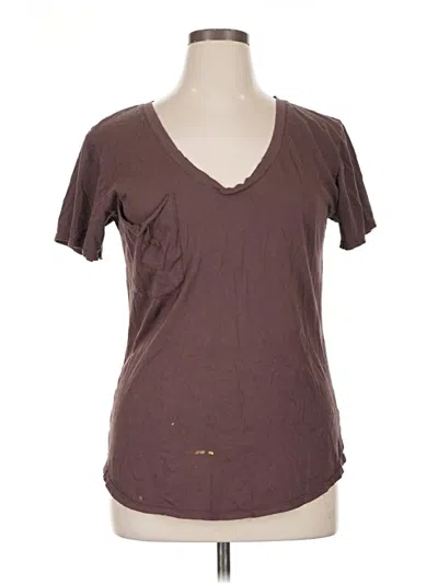 Pre-owned Bobi Short Sleeve T-shirt In Brown