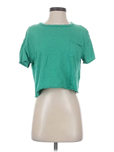 Pre-owned Bobi Short Sleeve T-shirt In Green