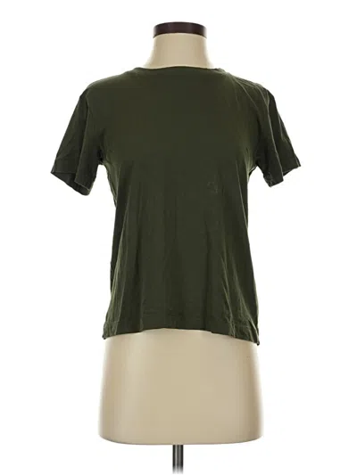 Pre-owned Bobi Short Sleeve T-shirt In Green