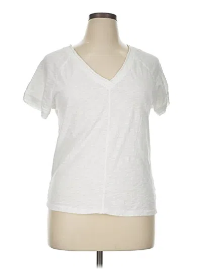 Pre-owned Bobi Short Sleeve T-shirt In White