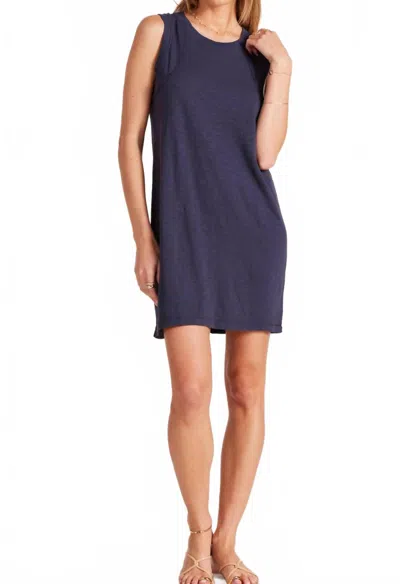Bobi Sleeveless Mini Dress In Seaside In Blue