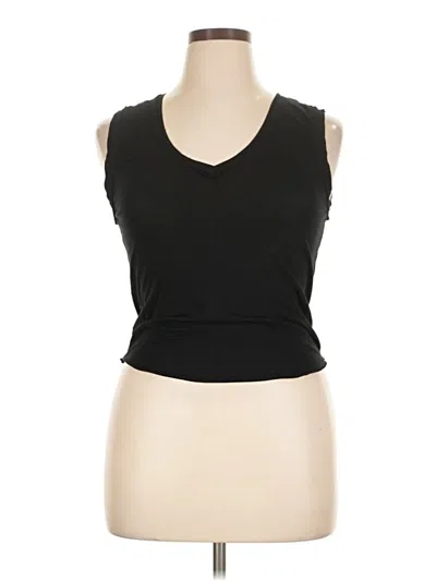 Pre-owned Bobi Sleeveless T-shirt In Black