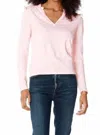 Bobi Smocked Ruffle Top In Pink In Pink