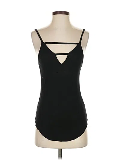 Pre-owned Bobi Tank Top Black Strapless Neckline Tops