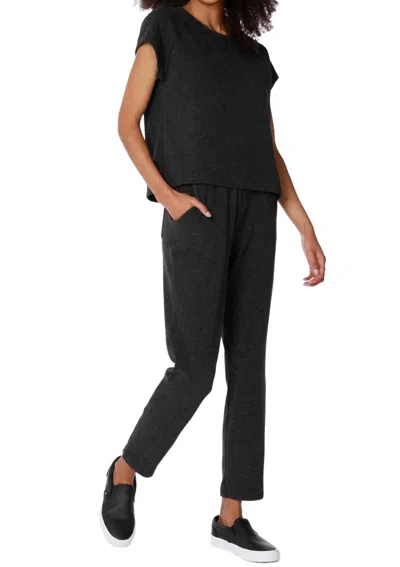 Bobi Tapered Pocket Pants In Black