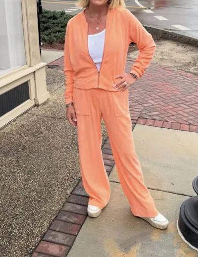 Bobi Terry Cloth Pant In Snapdragon