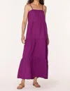 Bobi Tiered Cami Maxi Dress In Acai In Multi