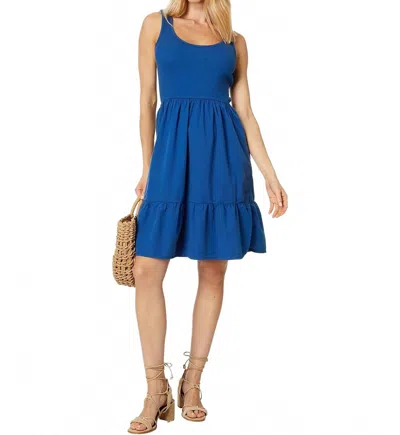 Bobi Tiered Tank Dress In Coast In Multi