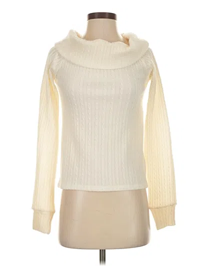 Pre-owned Bobi Turtleneck Sweater In Ivory
