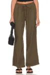 Bobi Linen-blend Jogger In Multi