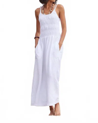 Bobi Women's Charlotte Midi Dress In White