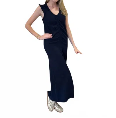 Bobi Women's Cinched Front Dress In Galaxy In Blue
