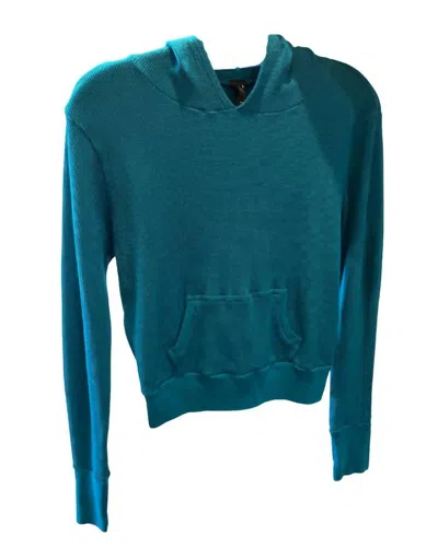 Bobi Women's Hooded Jacket In Lapis In Blue