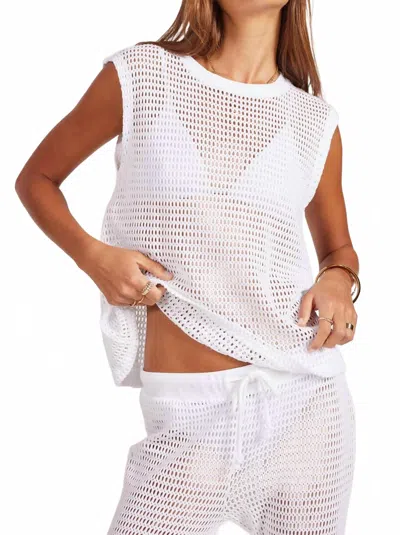 Bobi Women's Muscle Tee In White