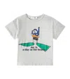 Bobo Choses A Day At The Beach Cotton Jersey T-shirt In Grey