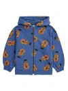 Bobo Choses Acoustic Guitar All Over Hoodie In Blue