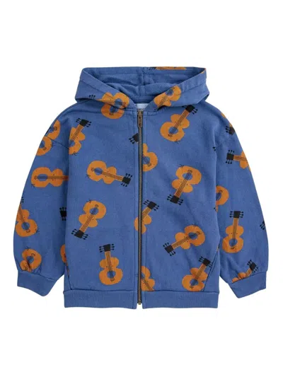 Bobo Choses Acoustic Guitar All Over Hoodie In Blue