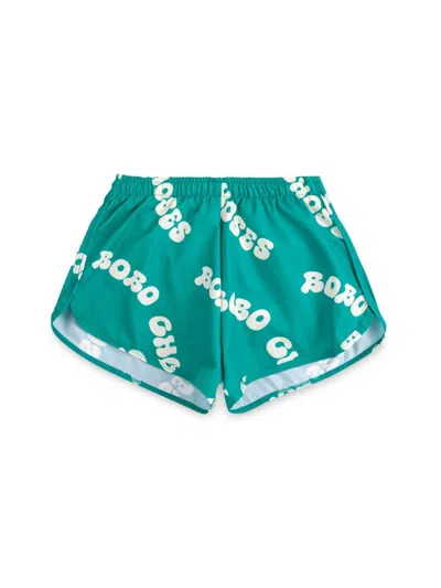 Bobo Choses All Over Logo Costume In Green