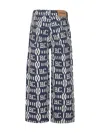 Bobo Choses Blue Jeans For Kids With Logo In Blue