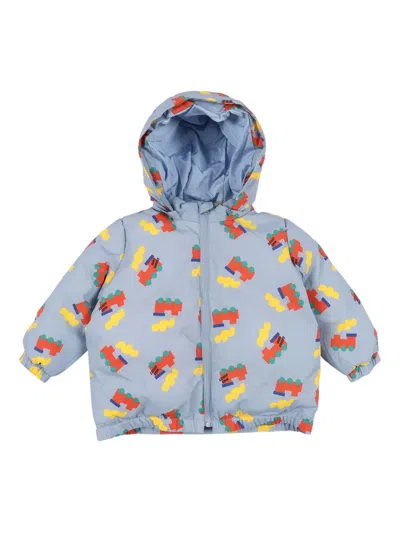 Bobo Choses Babies' All-over Pattern Jacket In Blue