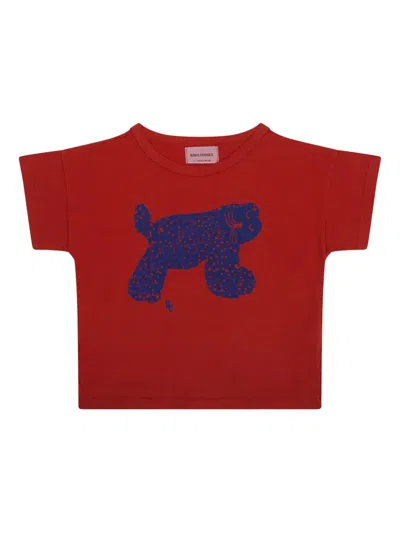 Bobo Choses Kids' Animal-print T-shirt In Red