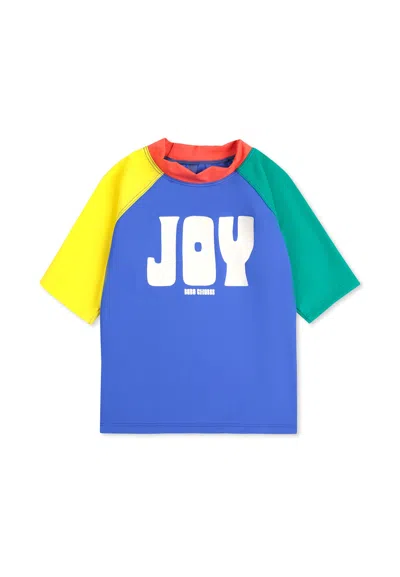 Bobo Choses Kids' Anti Uv Multicolor T-shirt For Boy With Writing