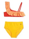 Bobo Choses Asymmetrical Swimsuit In Yellow