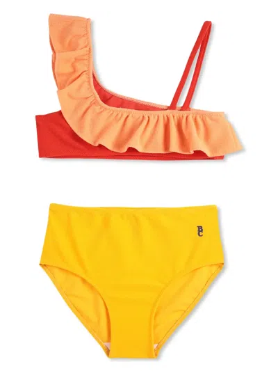 Bobo Choses Kids' Asymmetrical Swimsuit In Yellow