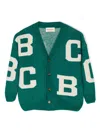 Bobo Choses B. C All Over Jacquard Cardigan In Green