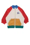 Bobo Choses Baby B.c Color Block Zipped Sweatshirt In Multi