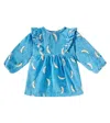 Bobo Choses Baby Beneath The Moon Cotton Corduroy Dress In Blue