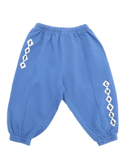Bobo Choses Kids' Baby  Diamonds Jogging Pants In Blue