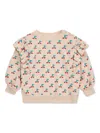 Bobo Choses Cherry-print Sweatshirt In White