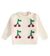 Bobo Choses Baby Cherry Sweater In Beige