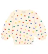 Bobo Choses Baby Cotton-blend Velvet Sweatshirt In White
