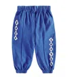 Bobo Choses Baby Diamonds Cotton-blend Sweatpants In Blue