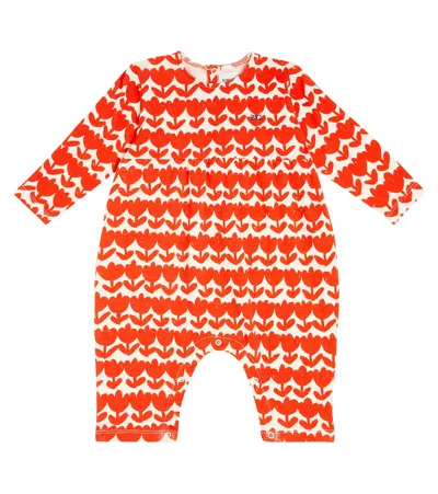 Bobo Choses Baby Floral Cotton-blend Onesie In Multicoloured