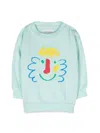 Bobo Choses Baby Happy Mask Sweatshirt In Azure