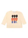 Bobo Choses Babies Little Tin Soldiers Long-sleeved T-shirt In White