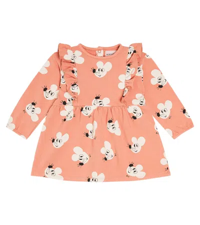 Bobo Choses Baby Mouse Cotton-blend Dress In Pink