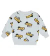 Bobo Choses Baby Mr Birdie Cotton Sweatshirt In Light Blue