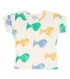 Bobo Choses Baby Printed Cotton Jersey T-shirt In White