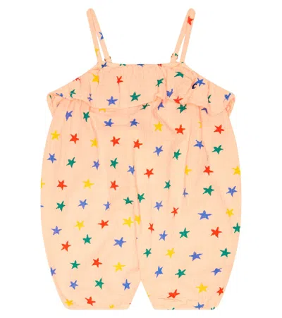 Bobo Choses Baby Printed Cotton Romper In Light Pink