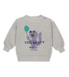 Bobo Choses Baby Printed Cotton Sweatshirt In Grey