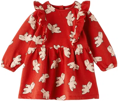 Bobo Choses Baby Red Freedom Bird Dress