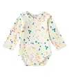 Bobo Choses Baby Sparkles Cotton-blend Bodysuit In White